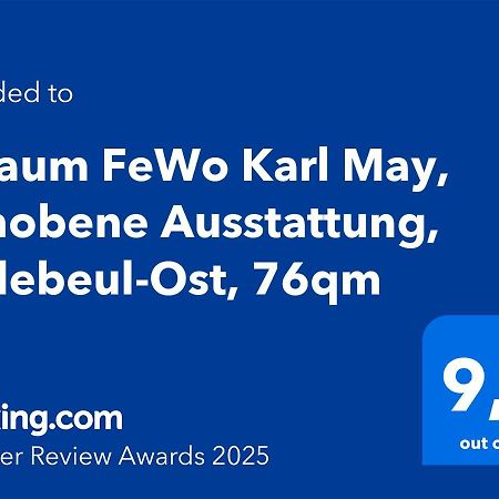 3 Raum Fewo Karl May, Gehobene Ausstattung, Radebeul-Ost, 76Qm מראה חיצוני תמונה